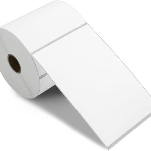 4" x 6" Direct Blank Thermal Shipping Labels with 450 per Roll - Compatible with Zebra 2844 ZP-450  (1 Rolls - 450 Labels)